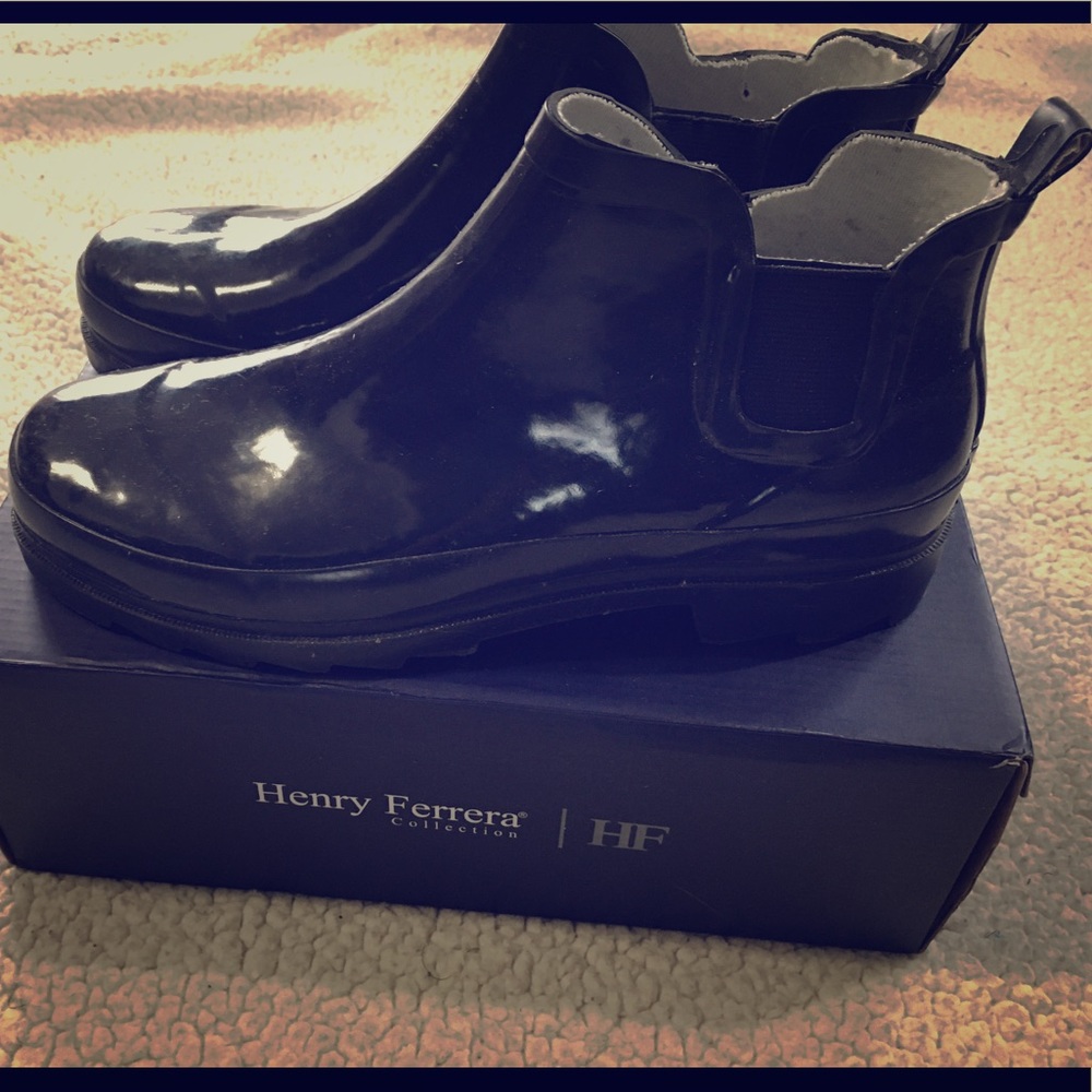 Henry Ferrera short rain boots, size 9, vgc